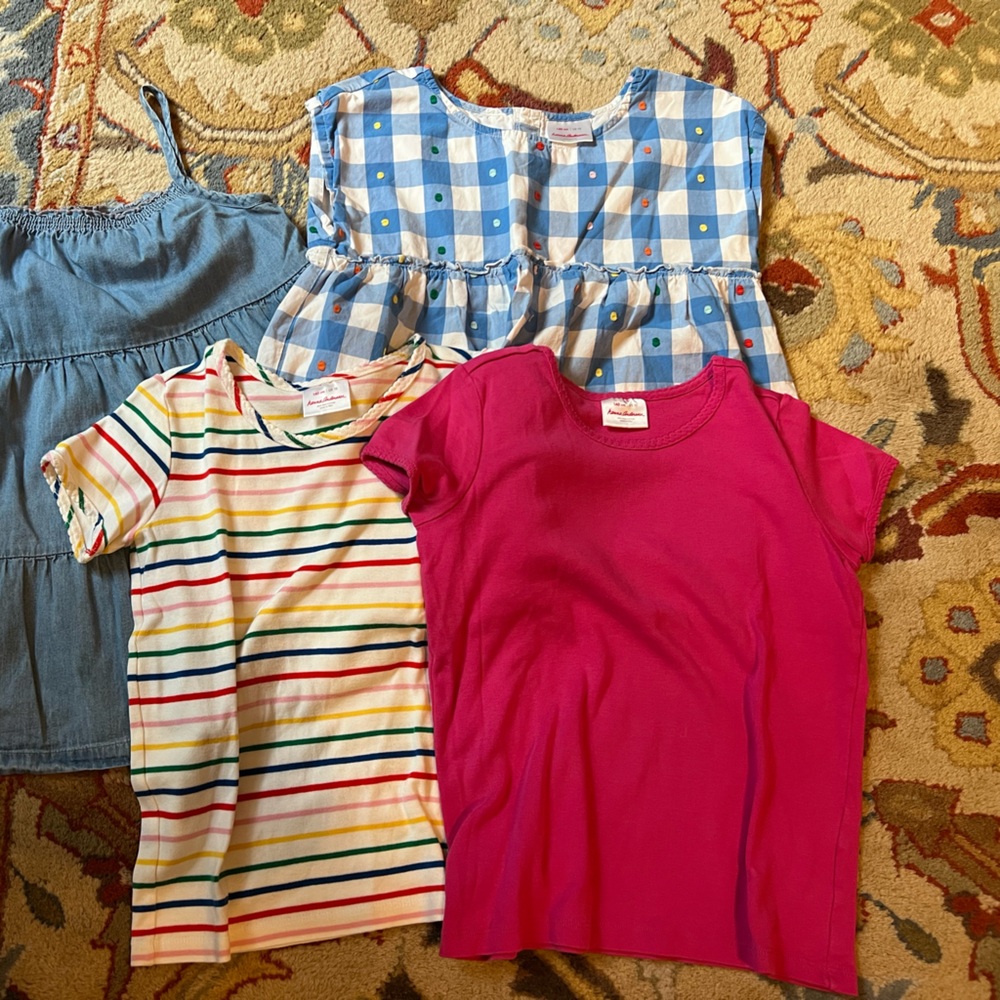 Hanna Andersson Girls Shirts Size 10